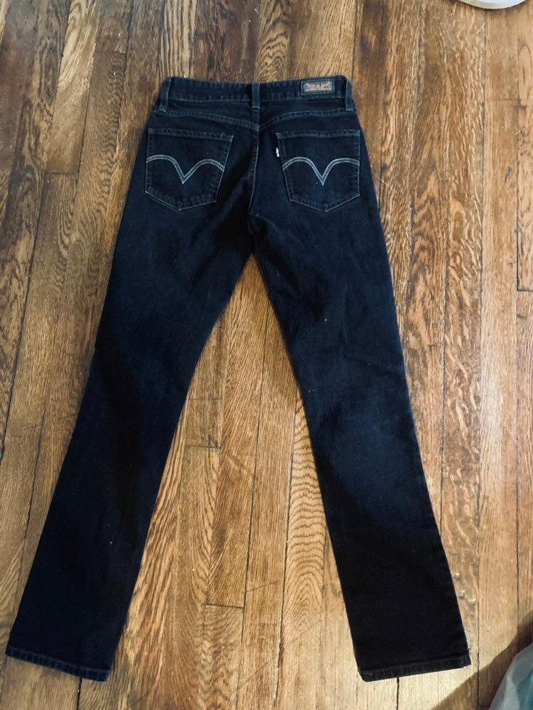 Black Jeans Mid Rise Size 2